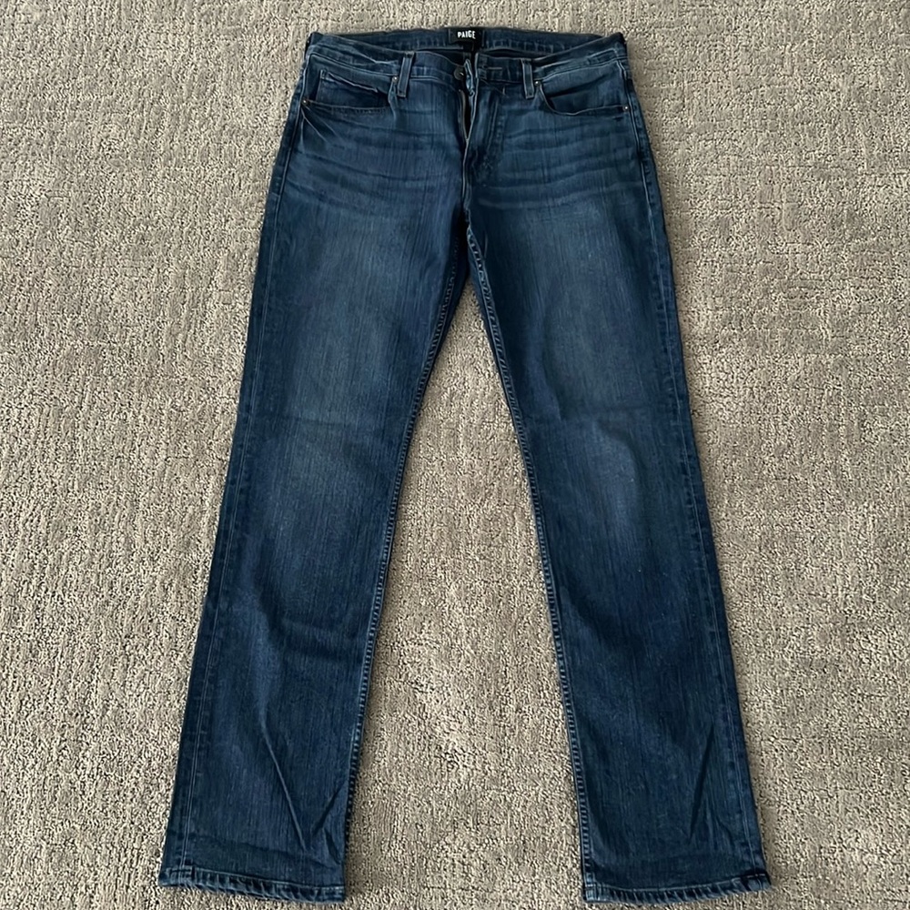 Like New Paige Normandie Straight Leg 32x34